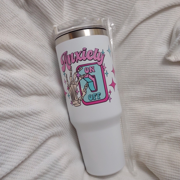 homemade Other - Anxiety on 40 oz tumbler